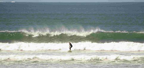 Surfing in Lahinch