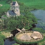 Aerial view of Craggaunowen 