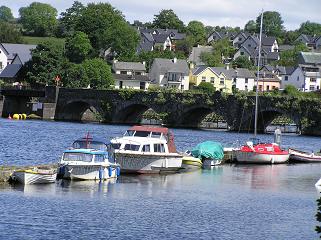Boat moored at Killaloe