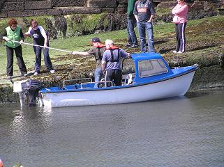 Leaving Liscannor pier for a days angling